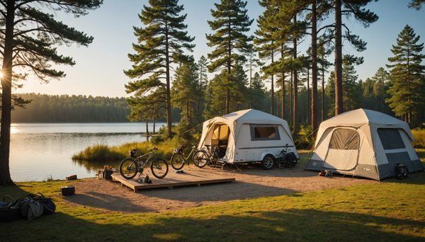 Top 5 des campings proches du lac de léon dans les landes