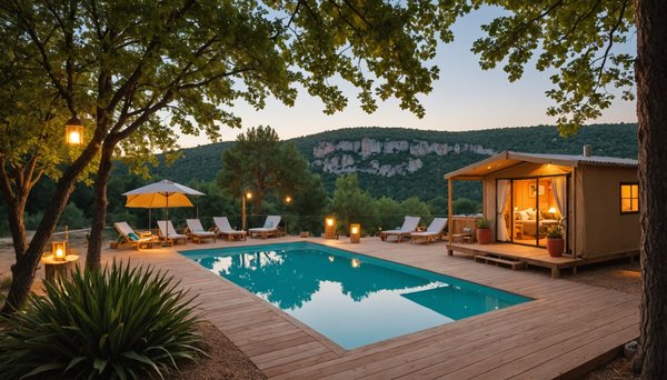Découvrez l'ardèche sud depuis un camping haut de gamme