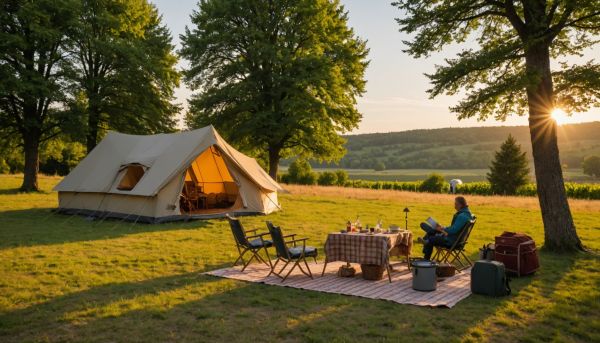 Budget vacances camping Bourgogne estimé
